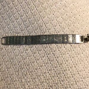 Vintage Sarah Coventry panel bracelet gold tone EUC